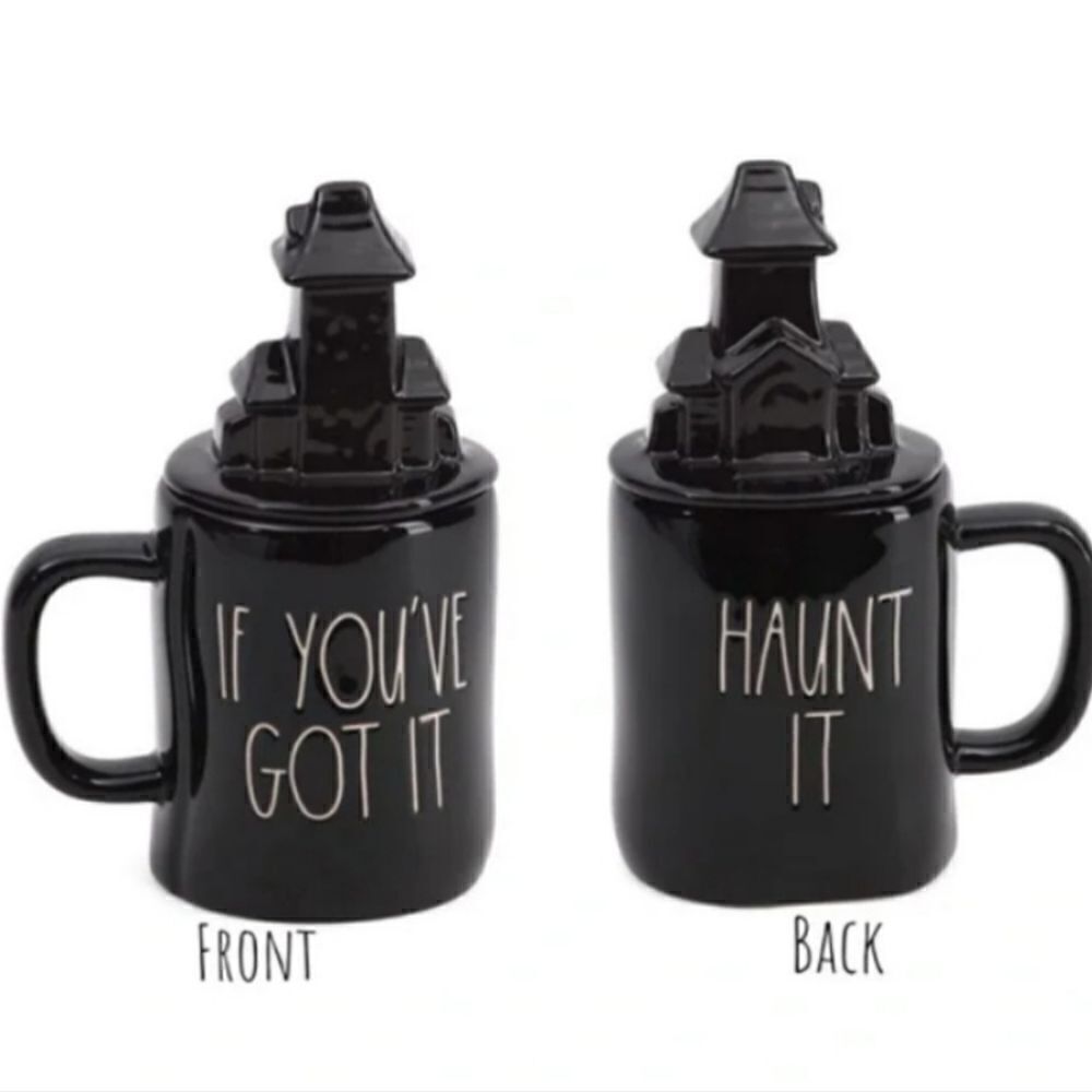 Rae Dunn If You've Got It Haunt It Topper Mug